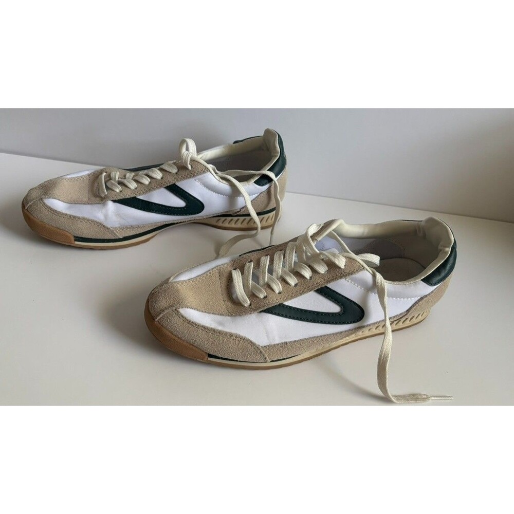 Tretorn Lace-Up Jogging Sneakers Rawlins 2.0 White/Green size 9M